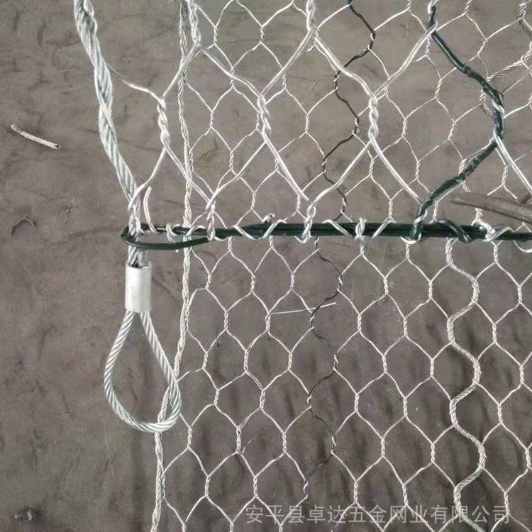 包塑铅丝石笼网护坡 铁丝铅丝笼河道生态保护 卓达定制