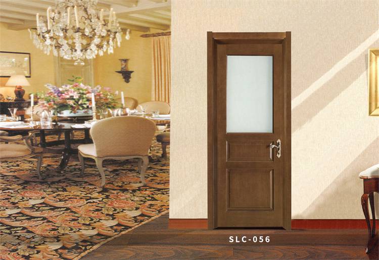 森林王朝木门定制实木复合玻璃门家用卫生间套装门