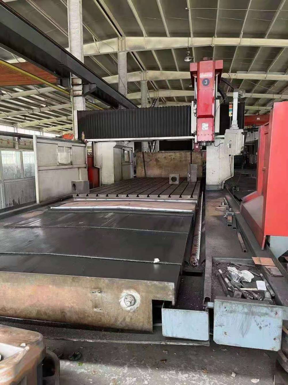 处理二手亚威lp5025y龙门加工中心二手24x5米龙门