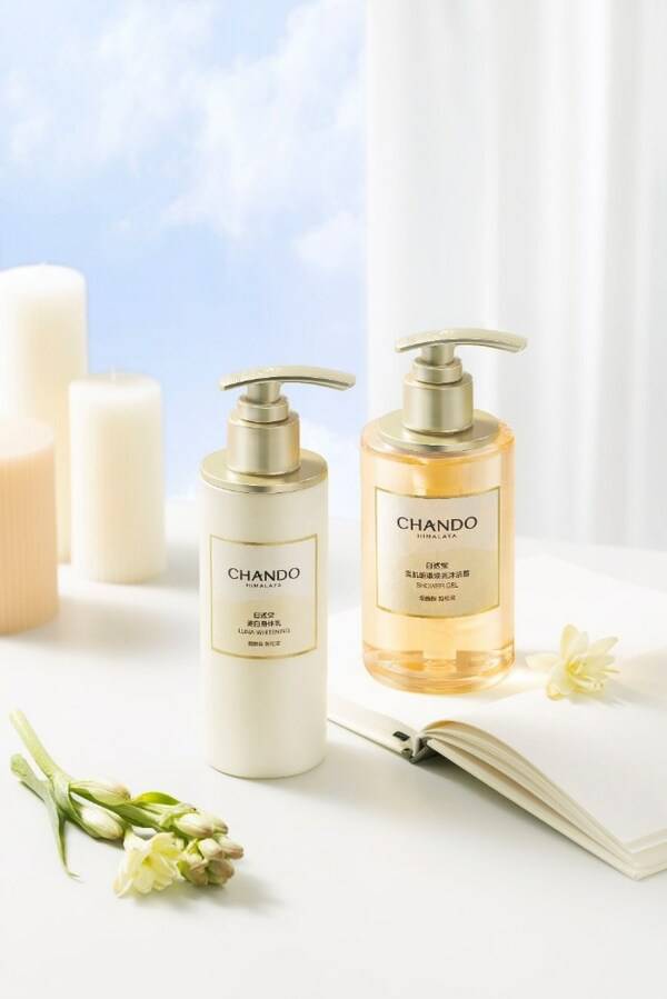 自然堂全新美白沐浴露和美白身体乳