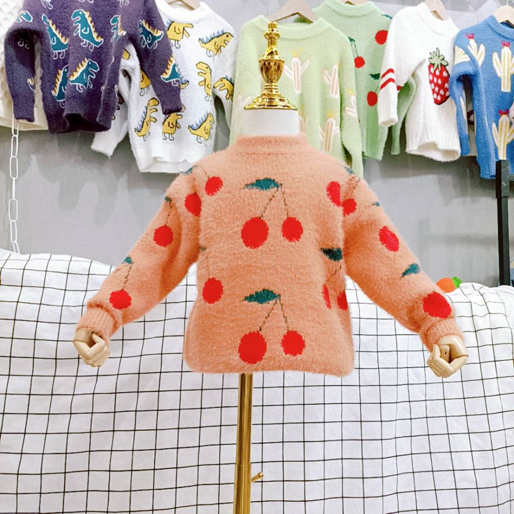 服装5元地摊加绒童装小孩服装批发厂家直销热卖童装毛衣跨境货源