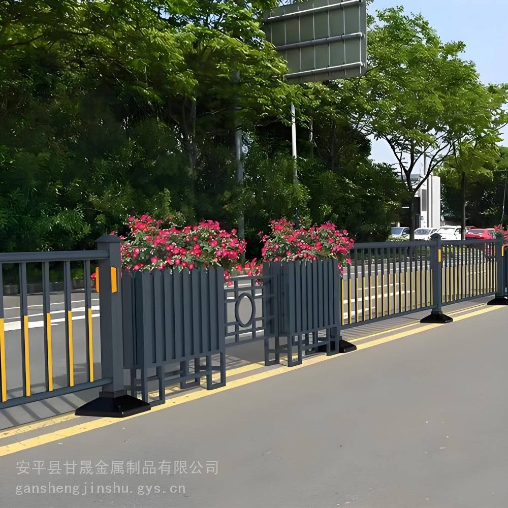 花箱护栏 城市绿化护栏 道路护栏 市政绿化隔离带 景观护栏 道路隔离