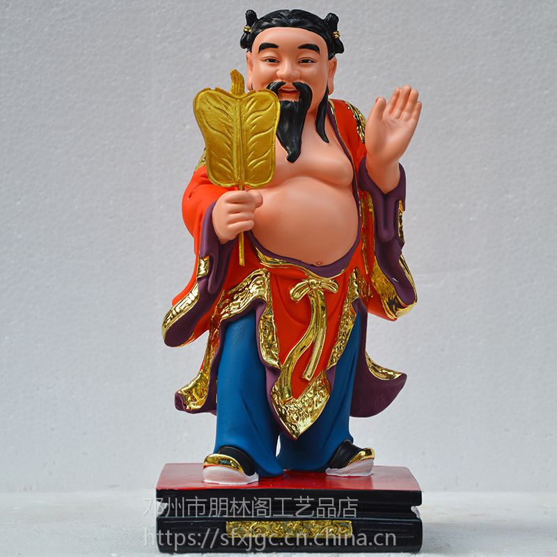 批发玻璃钢彩绘八仙神像铁拐李张果老