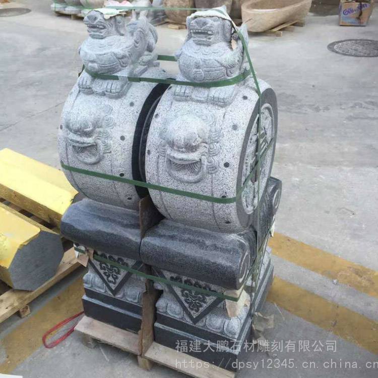福建抱鼓石规格尺寸石墩门鼓
