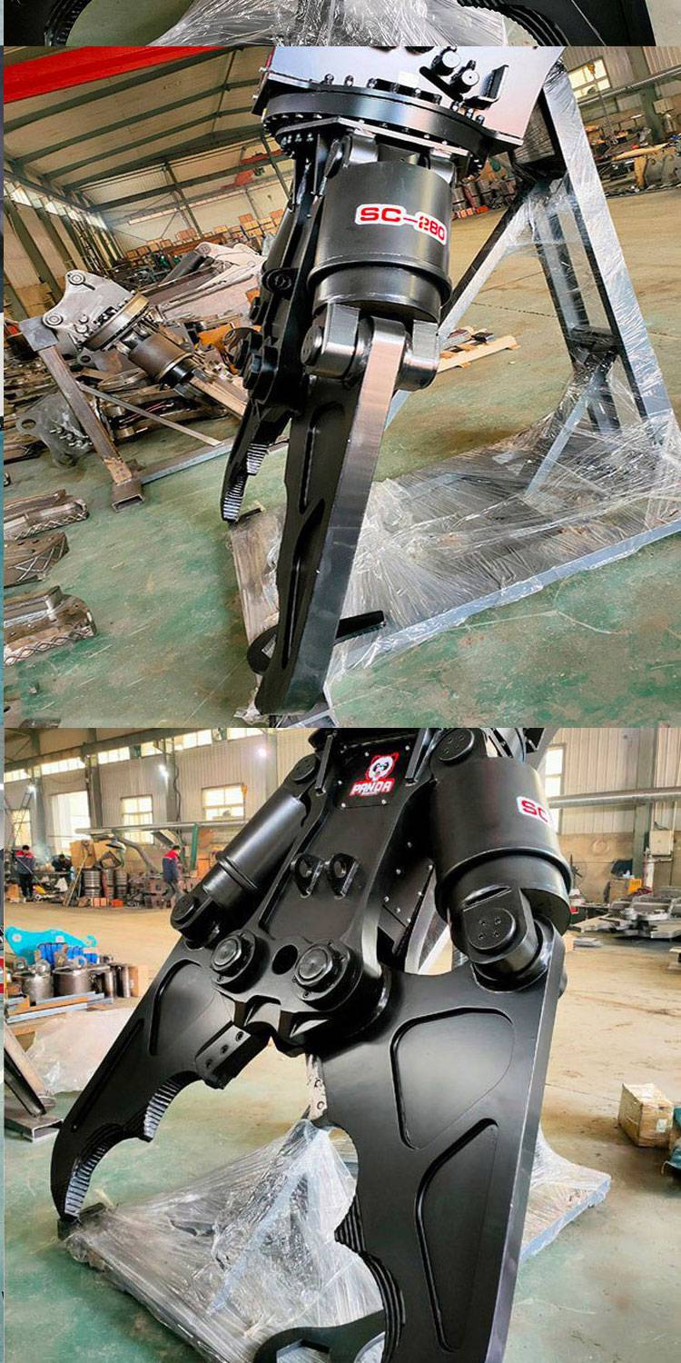 360旋转高强度拆楼剪双缸液压破碎剪大开口废钢拆解剪双缸液压剪