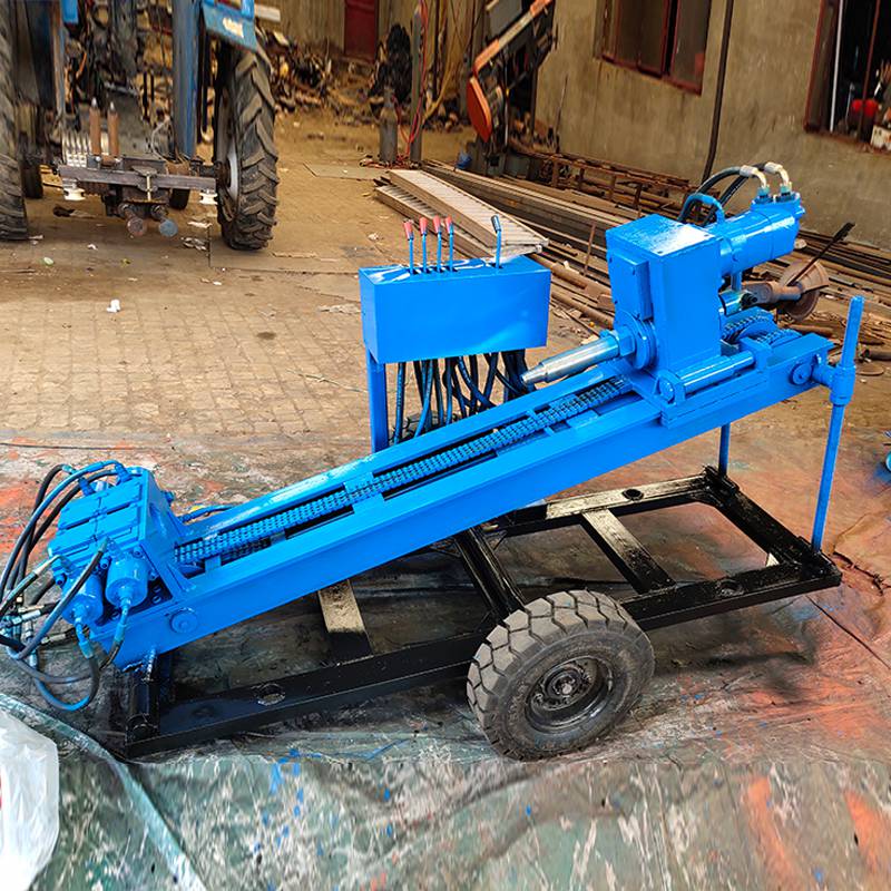 履带行走式小型顶管机履带式水平定向钻机地下过路顶管机型号鼎好