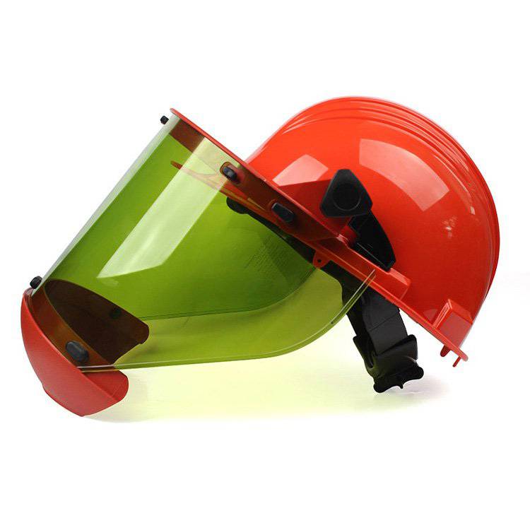 【头戴式防飞溅防护面罩电工作业防电弧头盔面屏防飞溅一体式安全盔】