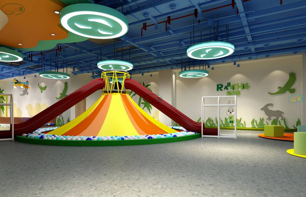 室内儿童游乐园闯关拓展商场淘气堡滑梯儿童乐园游乐设备