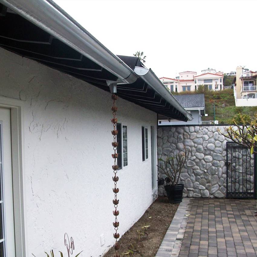 江西南昌7英寸成品天沟彩铝檐沟滴水槽外墙排水管服务放心可靠