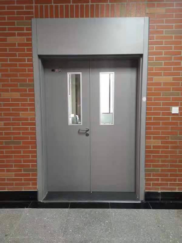 中学学校寝室专用门防撞击带上亮钢质门钢木门走量供产