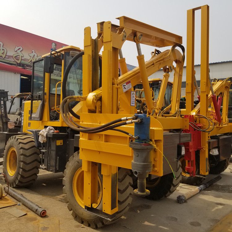装载机式打桩机打拔钻一体打桩机价格打桩机厂家批发