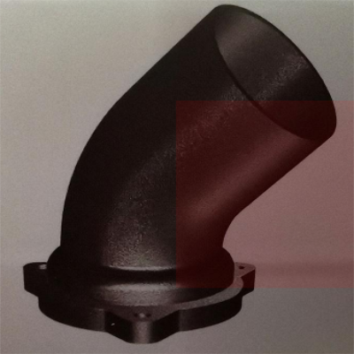 a型排水铸铁管a型45度弯头管件批发