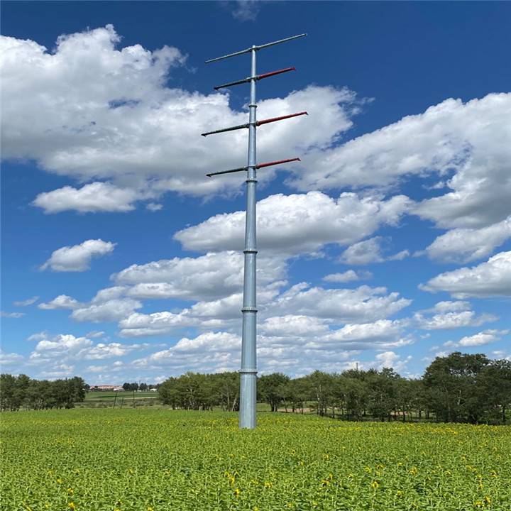 10kv电力输送钢杆高压电力铁塔出厂价格