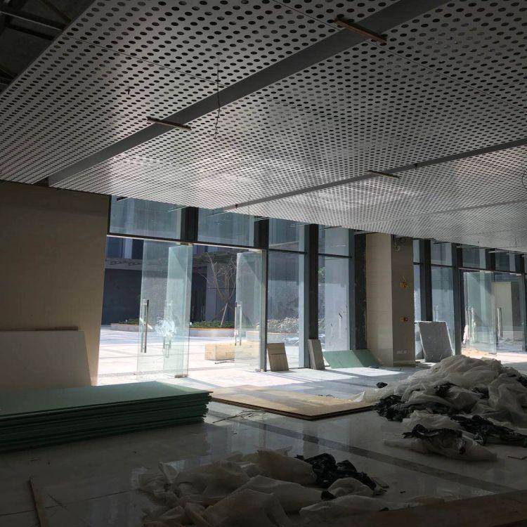 欧百得铝单板天花规格室内勾搭铝板吊顶厚度来图加工定制