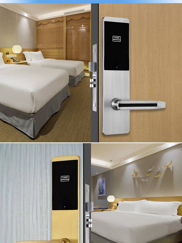 酒店刷卡锁宾馆门锁智能电子锁磁卡感应锁民宿出租房锁公寓客房锁