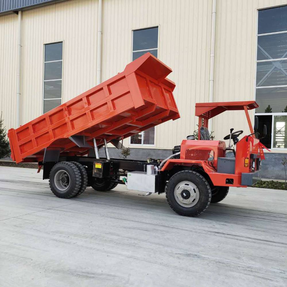 窄体井下运输翻斗车矿安标运输车视频