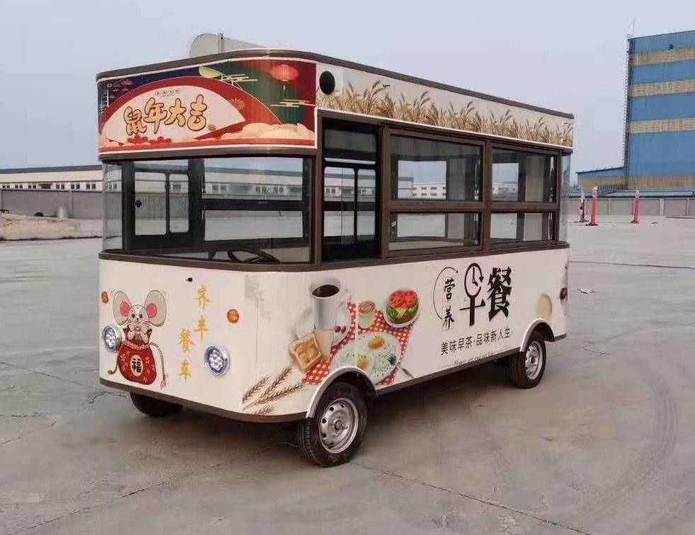 串串香牵引小吃车流动快餐车多功能小吃车流动烧烤车客缘店车