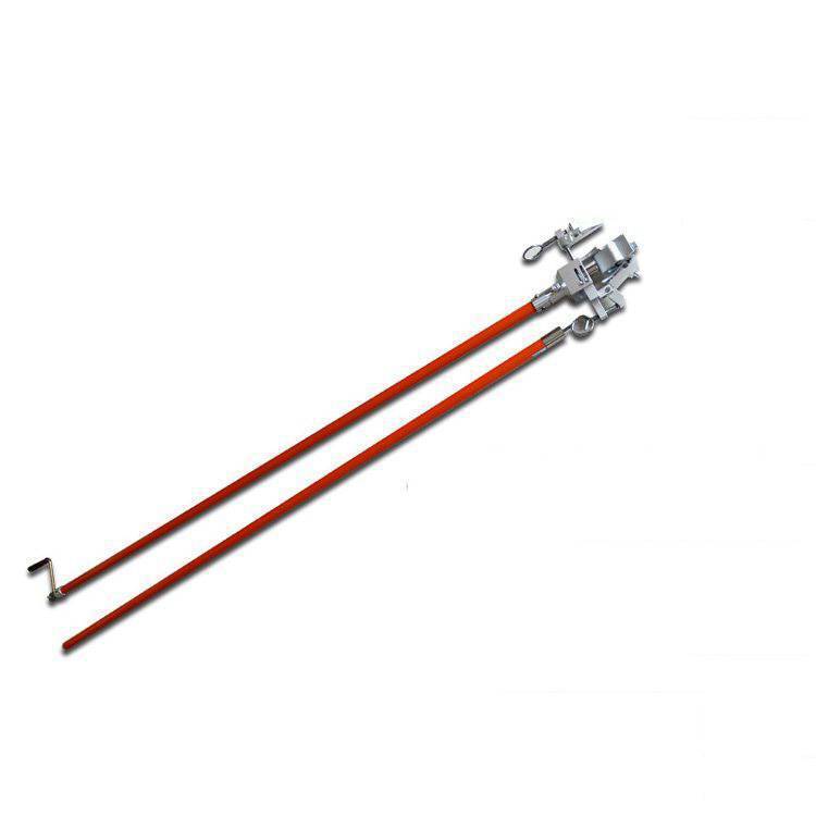 电力施工j型线夹安装杆带电作业并沟线夹安装器j型绝缘杆