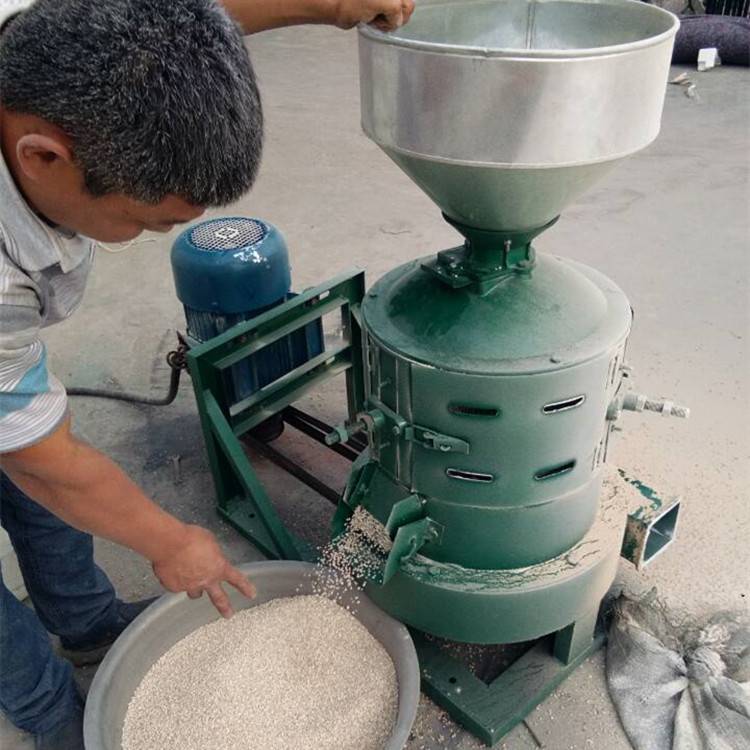 330型砂辊碾米机高粱牌水稻磨米机粮食加工坊用谷子碾米机