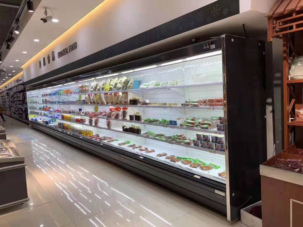 华南城市场冷风柜水果保鲜柜超市冰柜便利店饮料柜联保