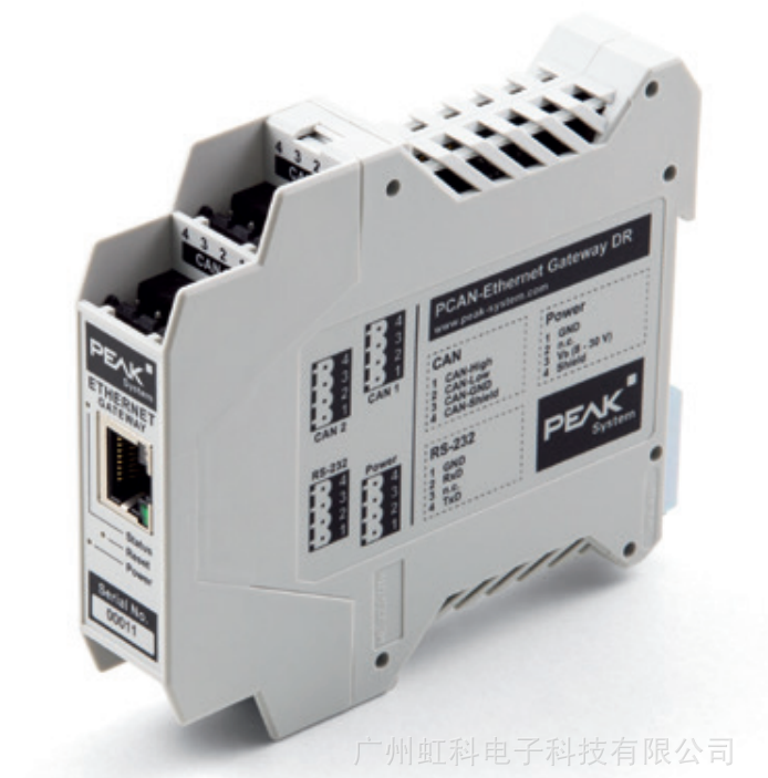 PCAN-Ethernet Gateway DR PCAN-Ethernet Gateway DR可通过IP网络连接不同CAN总线插图 PCAN-Ethernet Gateway DR PCAN-Ethernet Gateway DR可通过IP网络连接不同CAN总线插图