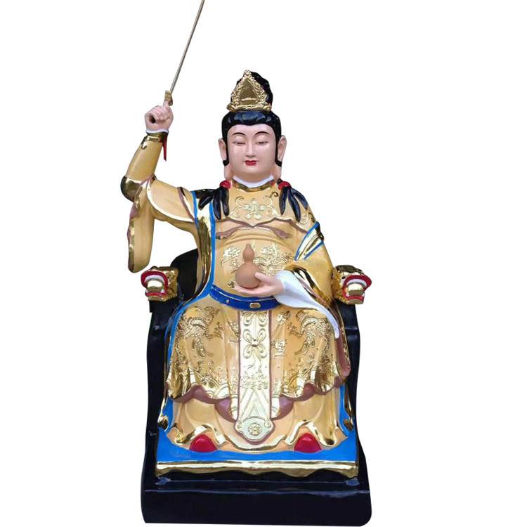 九龙圣母九天玄女九莲圣母神像树脂玻璃钢善缘佛像厂
