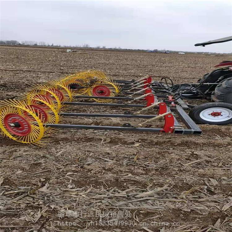 新型小圆盘翻草秸秆机40齿秸秆分离器稻草翻晒机