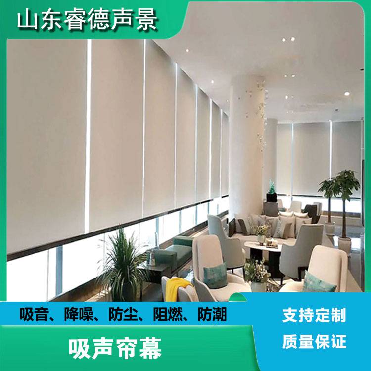 rayde 吸音降噪帘幕 教室报告厅家居室内混响专用吸声卷帘 颜色多样