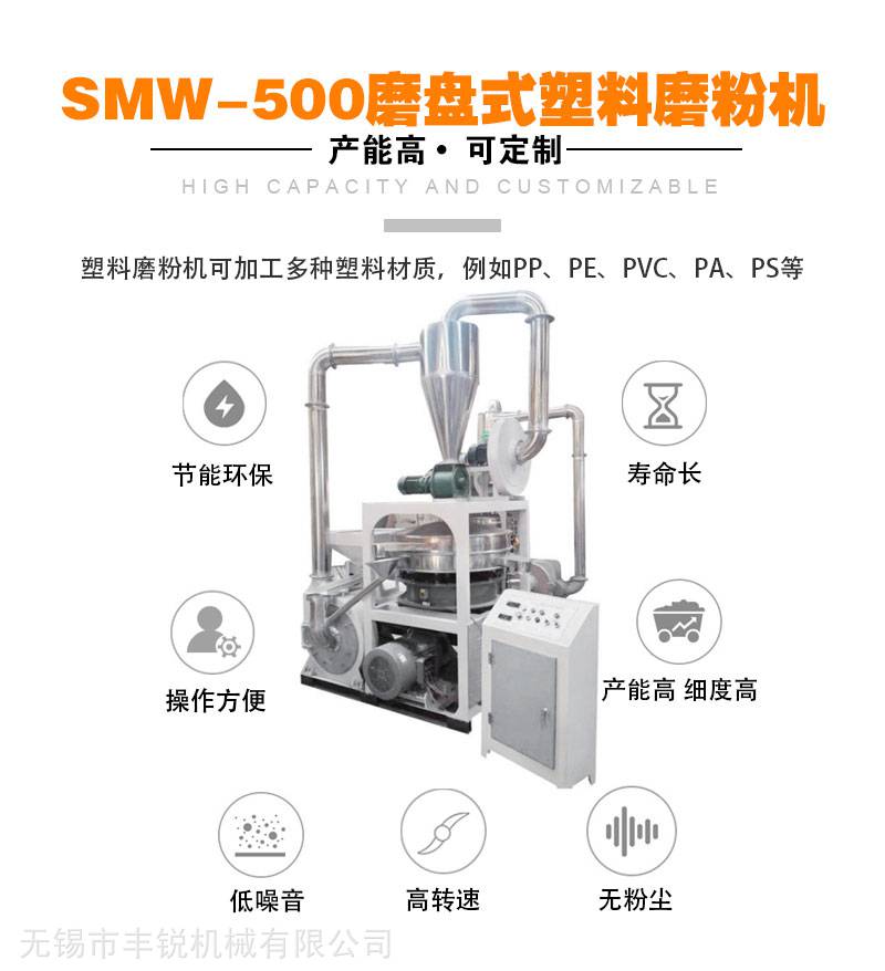 高產量塑料磨粉機pe磨粉機橡膠磨粉機磨盤式磨粉機