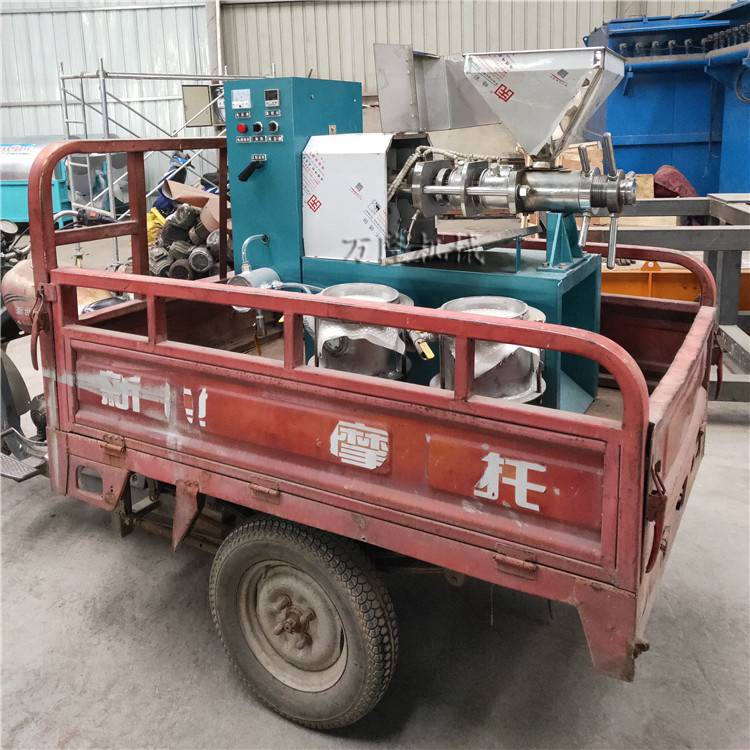 地摊出摊小型榨油设备不锈钢螺旋榨油机花生菜籽油全自动压榨机