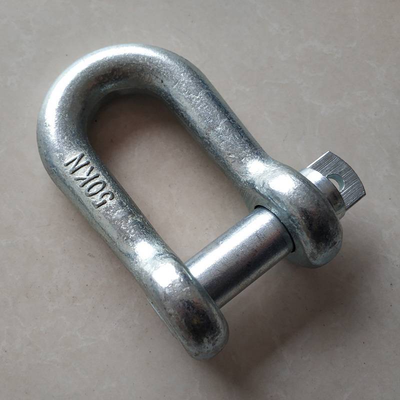 合金钢卡扣3t5t吊装承重卡扣电力铁路卸扣放线连接圆环索具雷力