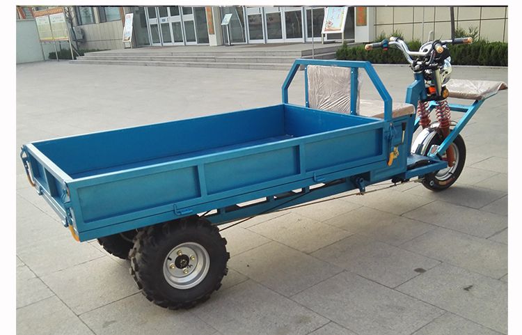 ***电动三轮车倒骑驴】山东潍坊沙地搬运车运输车 农用沙地电动三轮车