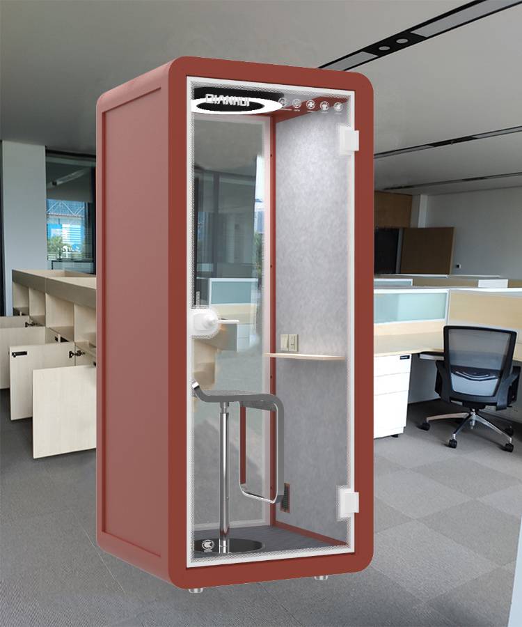 电话亭隔音房可拆卸移动家用录音直播间玻璃隔音室静音舱