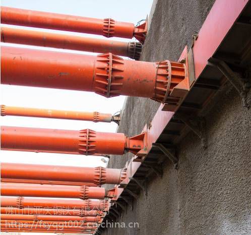 香港桥梁工程钢支撑建筑工地可调q195钢支柱澳门地铁轻轨铁钢管