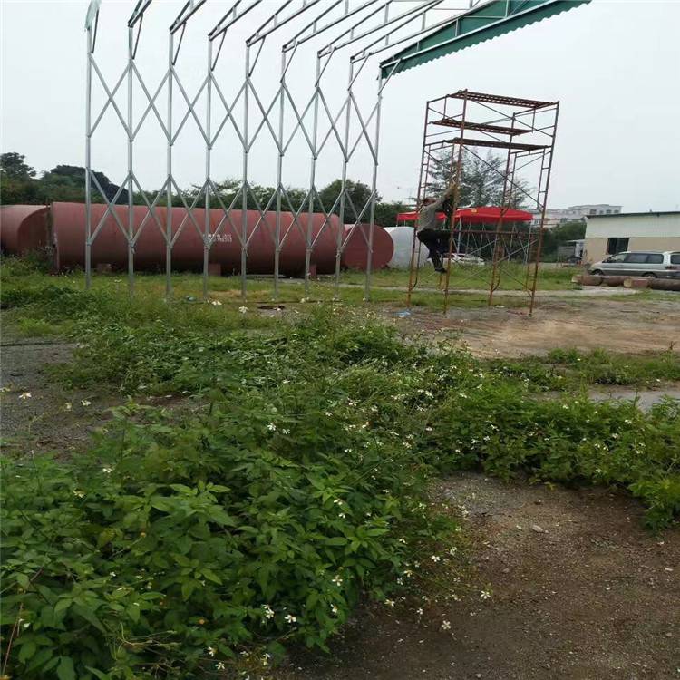 惠济生产推拉雨棚固定仓库蓬大型仓库雨棚