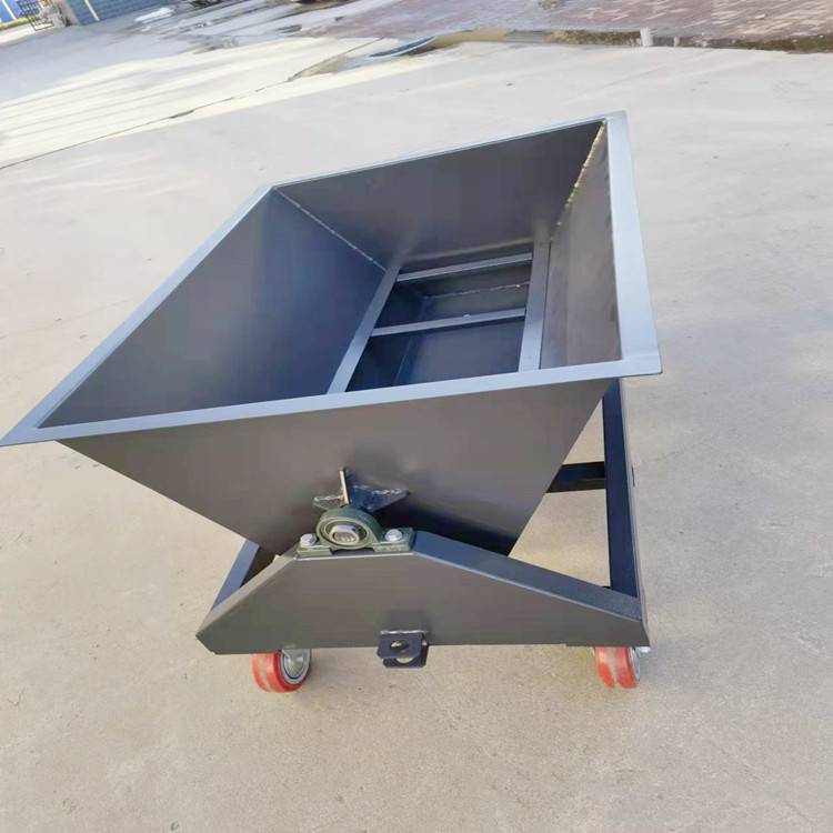 工业废料车机床铁屑车鑫姆迪克定做翻转料斗车