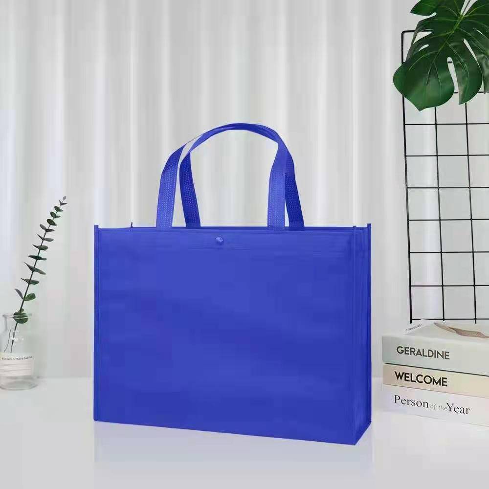 纺布袋广告购物包装袋立体彩色覆膜手提袋外卖袋可印logo二维码