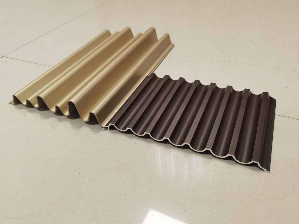 铝型材半圆波纹铝板门头幕墙波浪铝板空心铝管凹凸长城板