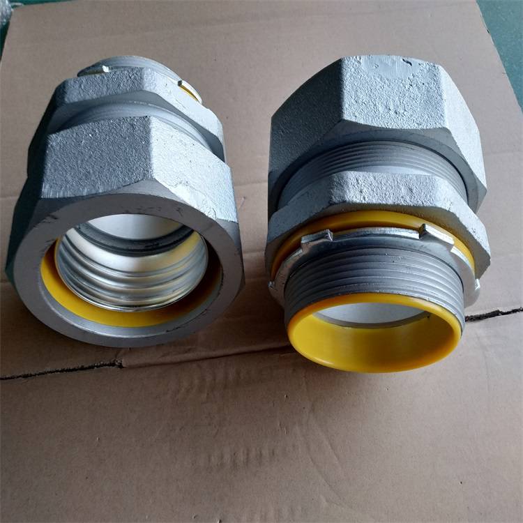 蛇皮管快速接头电机外丝电缆接头16npt12保护管接头