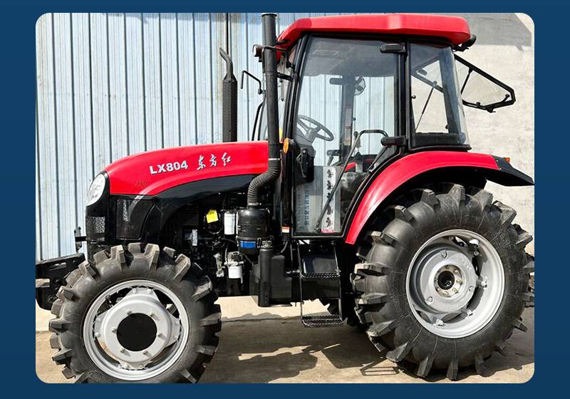 运行稳定洛阳704拖拉机四轮动力十足水稻耕田机供应定制