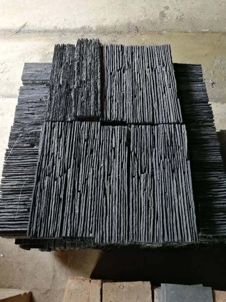 青石板瓦片瓦板生产厂家黑板岩页岩