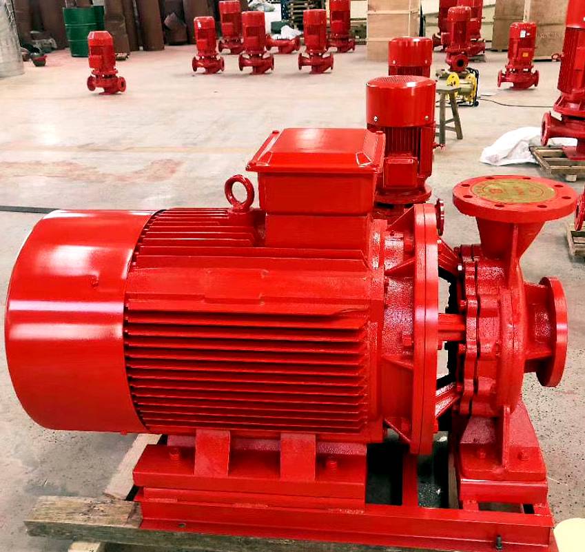 河南自动喷淋泵xbd15/40-slh立式消防泵xbd16/40-slh-110kw消火栓泵