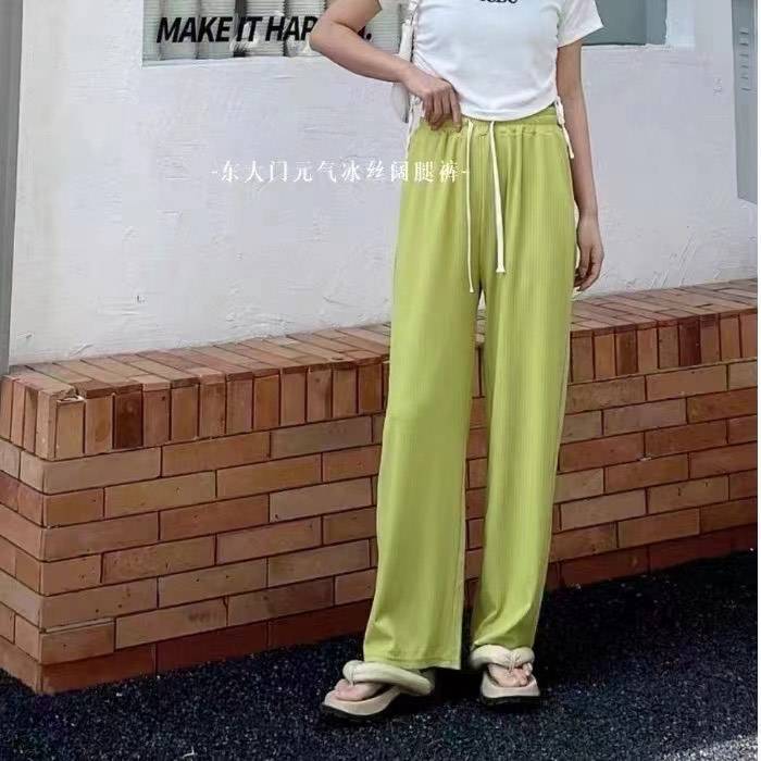 辽宁锦州中老年女阔腿裤新款春秋扎染休闲裤批发