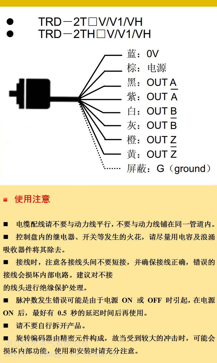 koyo编码器接线图颜色图片