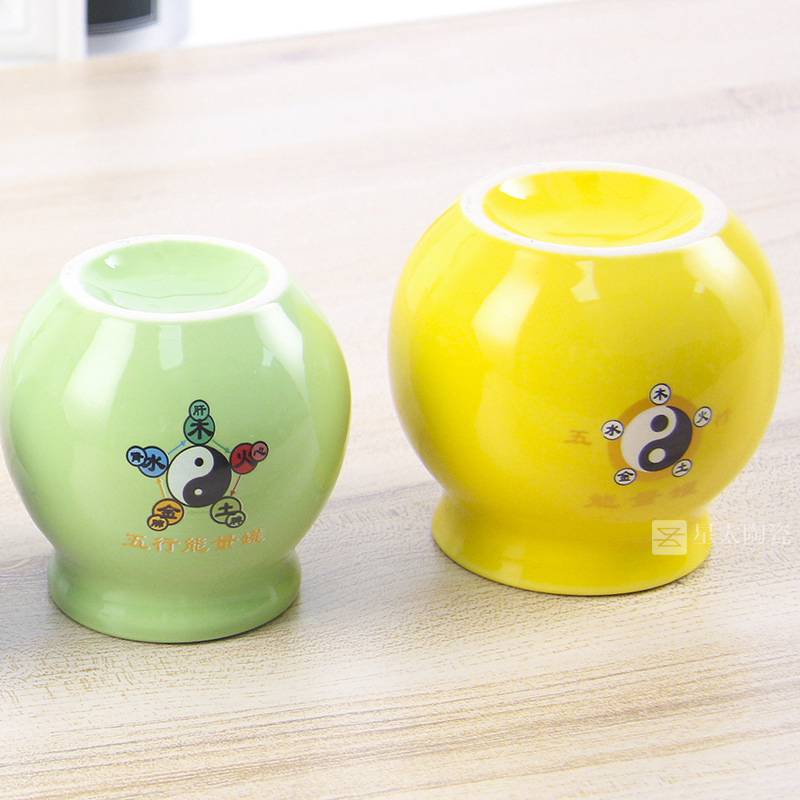 拔火罐陶瓷拔火罐大号景德镇老式陶瓷拔火罐子