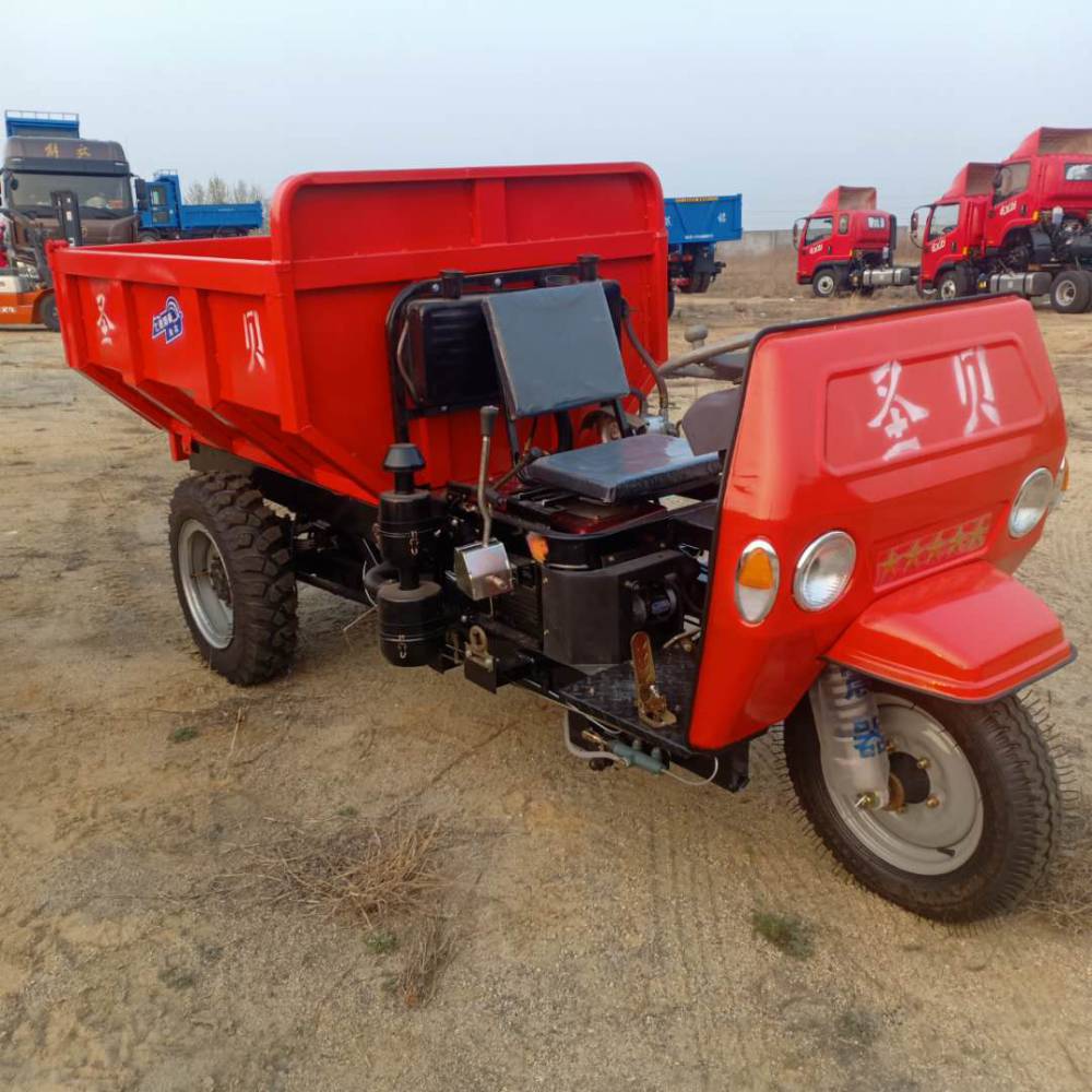 运输用动力强劲农用三轮车农用拉货工程燃油三马子报价图片