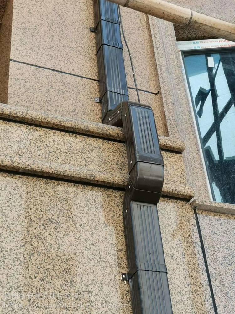 科鲁斯铝合金天沟雨水管别墅排水管阳光房下水管