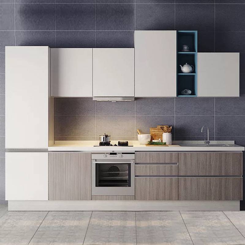 佛山板式烤漆橱柜厨房餐厅岛台橱柜整体厨房橱柜