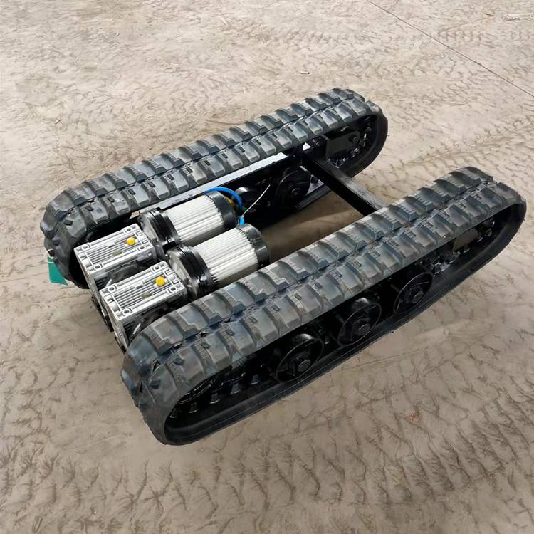 钻井用变速箱履带底盘电动履带底盘工程机械式橡胶底盘