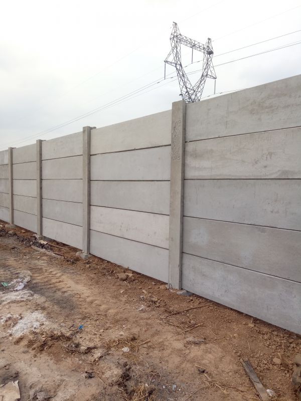 恒宇森混凝土预制围墙水泥围栏供应山东聊城水泥围栏混凝土预制围墙